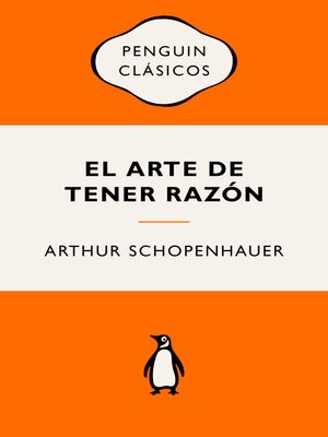 cover image of El arte de tener razón